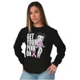 thumbnail image 4 of Betty Breast Cancer Get Your Pink On Women Plus Size Long Sleeve Tee Brisco Brands 2X, 4 of 5
