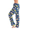 thumbnail image 2 of Just Love Women Pajama Pants Sleepwear (Blue - Moonstruck Owl, Medium), 2 of 3