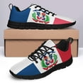 thumbnail image 4 of Dominican Republic Shoes for Men Women Running Sneakers Breathable Casual Sport Tennis Shoes Black Size 4.5, 4 of 5
