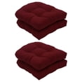 thumbnail image 1 of Cojines de asiento capitoné para exteriores / interiores Cojines para sillas (respaldo ), 19 Vino rojo, 1 of 4