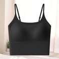 thumbnail image 4 of Blmnix Bra for Women Seamless Bras Longline No Underwire Push Up Bra Bras Black Wireless bras for Women,XL, 4 of 5