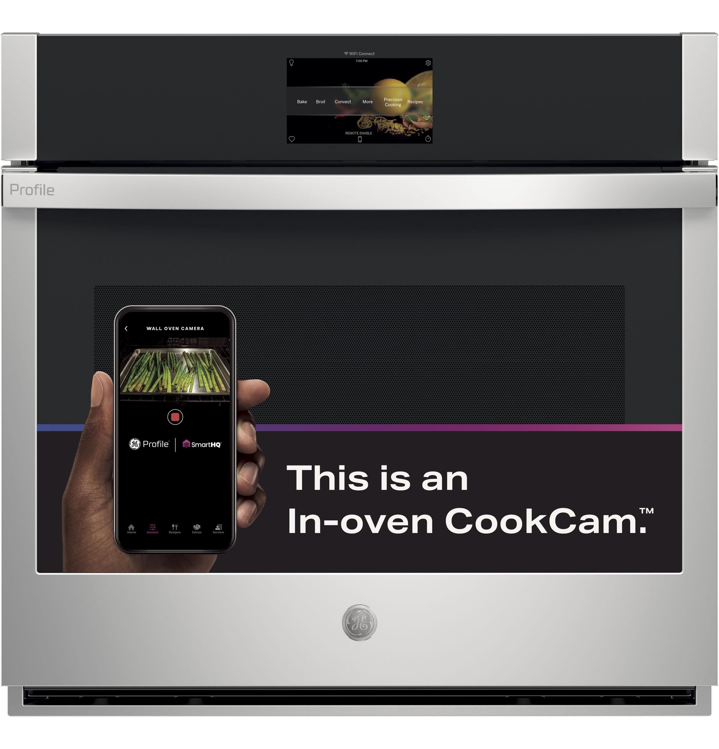GE PTS9000SNSS 30 Inch Smart Built-In Convection Single Wall Oven