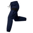 thumbnail image 4 of Zpanxa Mens Jogger Pants Nylon Tactical Cargo Jogger Pants with Drawstring Waist and Multi Pockets, 4 of 8