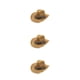 thumbnail image 2 of Sonducket Sombrero de paja de vaquero, protección solar de ala ancha, transpirable, para verano, al aire libre, senderismo, Picnic, playa, gorra Type1 NO1, 2 of 6