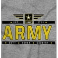thumbnail image 2 of US Army Star Logo Duty Honor Courage Romper Boys or Girls Infant Baby Brisco Brands 12M, 2 of 6
