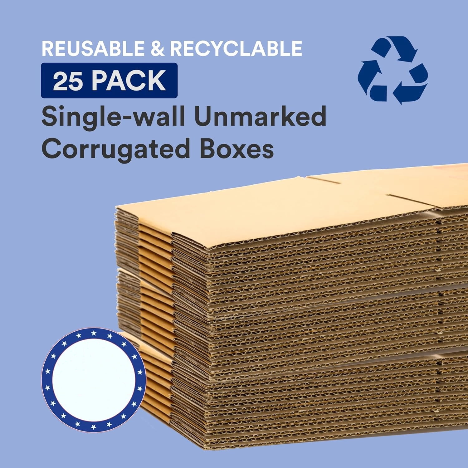 15 x 10 x 6 Corrugated Cardboard Boxes, Medium 15"L x 10"W x 6"H, Pack of 25 | Shipping, Packaging, Moving, Storage Box for Home or Business, Strong Wholesale Bulk Boxes