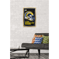 thumbnail image 2 of NFL Los Angeles Rams - Neon Helmet 23 Wall Poster, 14.725" x 22.375" Framed, 2 of 5