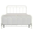 thumbnail image 6 of Bowery Hill Traditional Queen Metal Bed in Soft White, 6 of 8