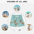 thumbnail image 6 of FORMRS Boys Swim Trunks Quick Dry Mesh Liner Boardshorts Sizes XS-XL, Capybara Splash, 6 of 7