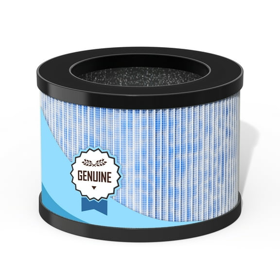 BREEZOME 1 Pack HEPA Replacement Filter for Air Purifier Black/White JH13