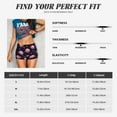 thumbnail image 6 of Lsque Cartoon Donut Planets Pattern High Waisted Biker Shorts for Women-Tummy Control Fitness Athletic Workout Running Yoga Gym Shorts,Moisture-Wicking-Small, 6 of 9