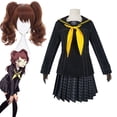 thumbnail image 2 of Juego Kujikawa Rise peluca Cosplay Persona 4 uniformes dorados JK traje de marinero para mujer disfraz de Halloween Jyoshi Koukousei, 2 of 5