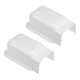 thumbnail image 1 of Cubierta decorativa de línea de PVC de 4" Uxcell, tapa de entrada de pared, piezas y accesorios para aire acondicionado, paquete de 2, 1 of 5