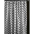 thumbnail image 2 of Cotton Curtain Polka Dots Print 58 Inch Wide / Black on White, 2 of 2