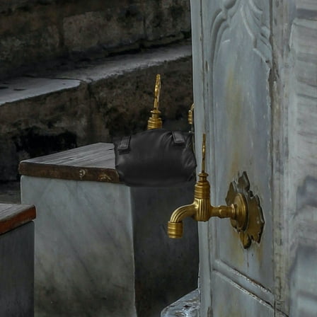 Minkissy insulated water spigot cover Faucet Cover Leather Outdoor Design 1Pack