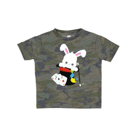 

Inktastic White Bunny Rabbit Magic Trick Magic Wand Hat Gift Toddler Boy or Toddler Girl T-Shirt