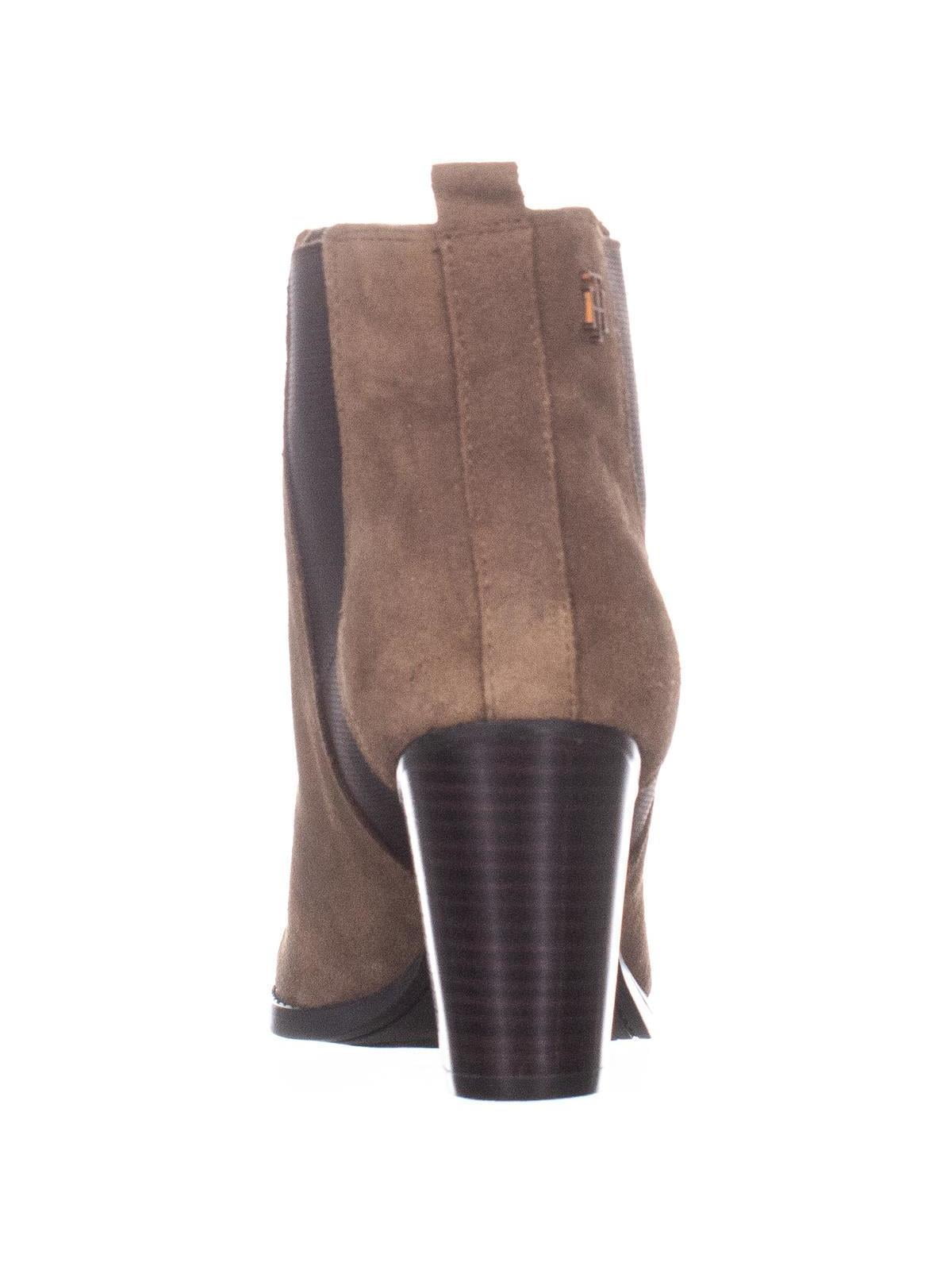 tommy hilfiger brown suede boots