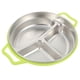thumbnail image 1 of KAKOWELY Plato de comida con doble asa, plato dividido para servir comida, plato dividido con 3 compartimentos, accesorio para niños, 1 of 4