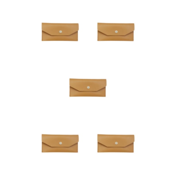 Qarigey Cartera de dinero en efectivo para mujer, Color sólido, botón a presión Rectangular, elegante, exquisito, estilo Simple, monedero Type2 NO2