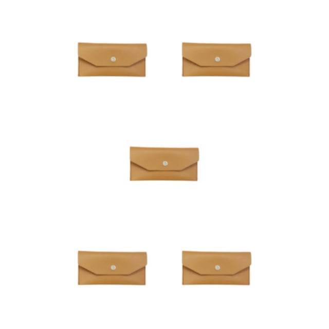 Qarigey Cartera de dinero en efectivo para mujer, Color sólido, botón a presión Rectangular, elegante, exquisito, estilo Simple, monedero Type2 NO2