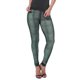 thumbnail image 1 of Gibobby Leggings cálidos para mujeres Mujeres Casual Cintura alta Slim Fit Simulación Botón Jeans Leggings(Gris,Talla única), 1 of 5