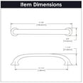 thumbnail image 6 of Hickory Hardware P2282-OBH 128mm Zephyr Oil-Rubbed Bronze Cabinet Pull, 6 of 7