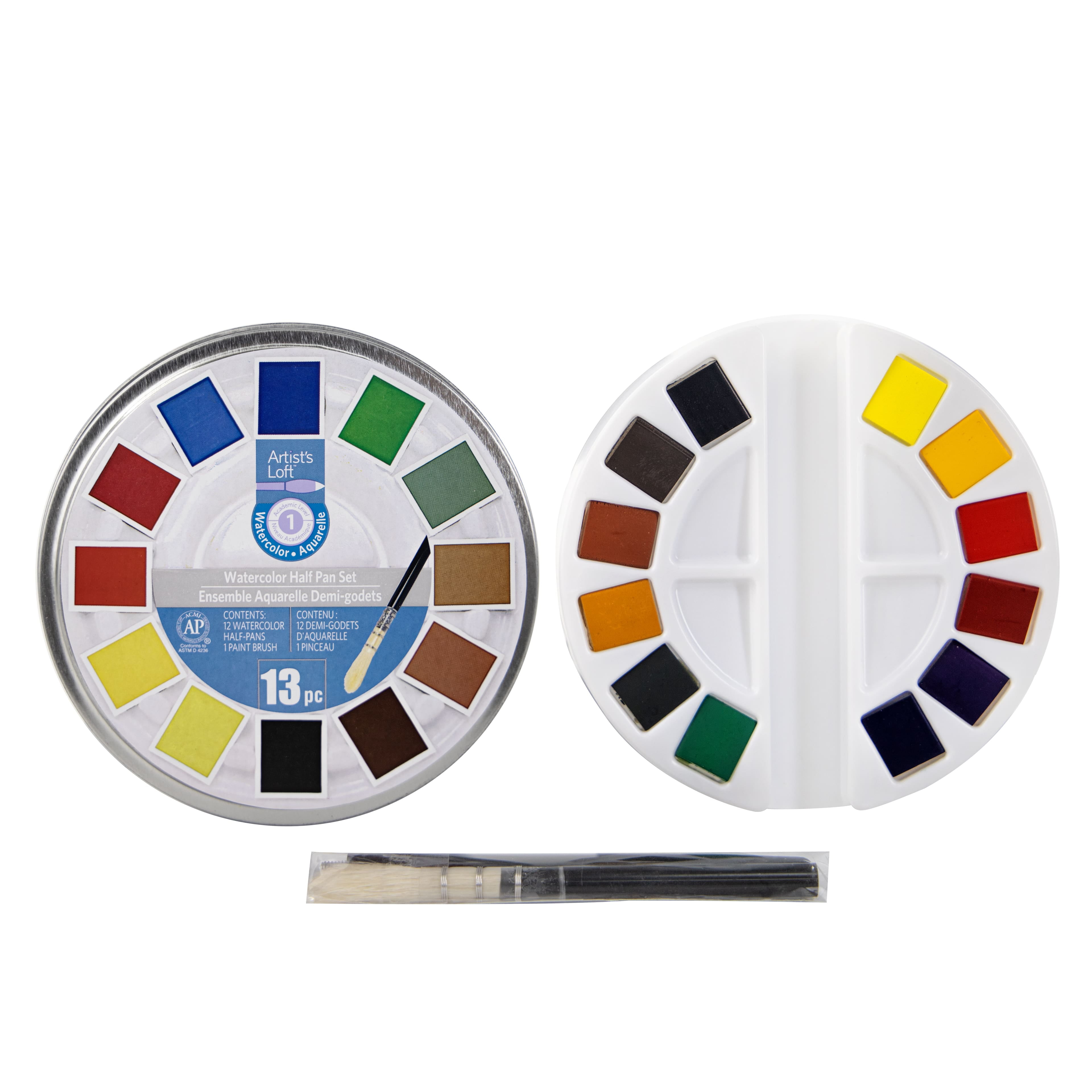 Artist's Loft Watercolor Half-Pan Set