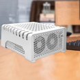 thumbnail image 4 of Computer Case Desktop ITX Small Case Living Room Mini HTPC Horizontal Novelty Case Black, 4 of 5
