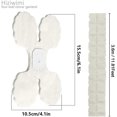 thumbnail image 4 of Reusable Party Streamers, Four-Leaf Clover Paper Flower Garland for Party, Wedding Decoration, About 10 feet/3M Each, Pack of 6 (Pure White), 4 of 7