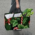 thumbnail image 7 of Christmas Large Capacity Reusable Oxford Cloth Grocery Basket - Foldable Shopping Bag for Picnics & Shopping, 7 of 7