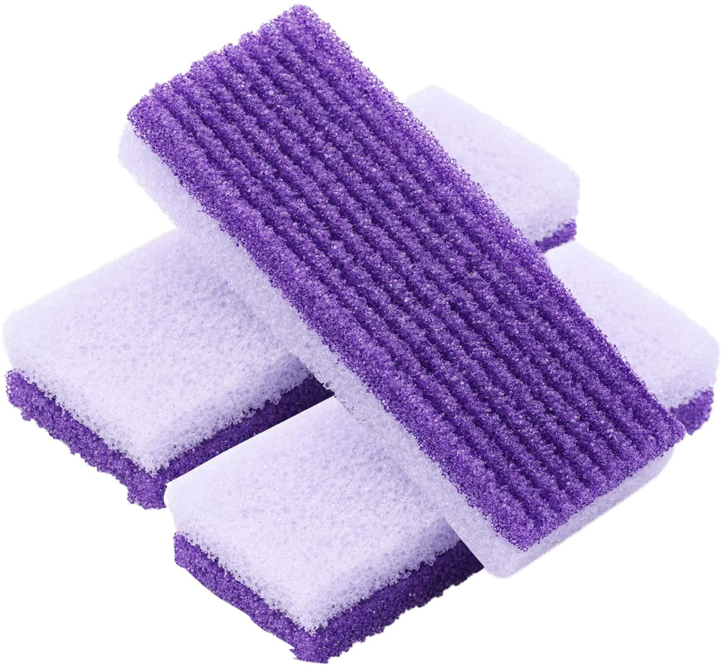 Nylea Pumice Stone for Feet, Callus Remover Foot Scrubber for Hard Skin on Feet Heels and Palm Dead Skin Remover, Pedicure Exfoliation Tool 3 Pack