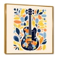 thumbnail image 2 of Designart "Harmony of Bass Guitar" Food & Beverage Framed Wall Art - Yellow Fruits Entryway Framed Wall Art Print, 2 of 6