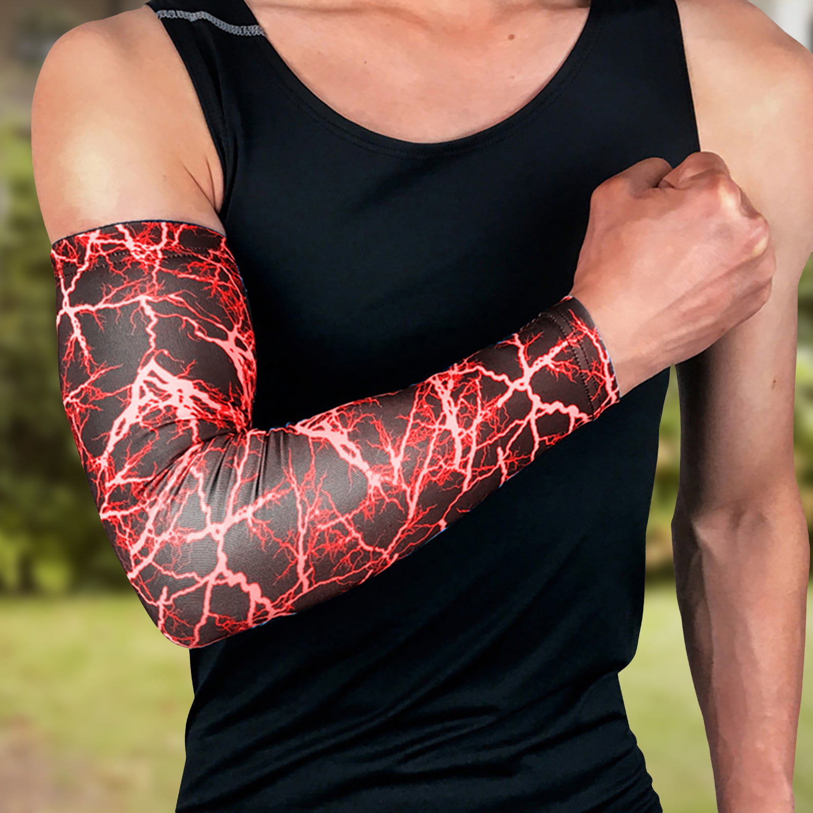 Camo Sleeve Tattoo|unisex Sun Protection Arm Sleeves - Banksy Camo Tattoo  Design For Outdoor Sports