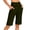 #425-Army Green, variant on Roncen Women's Bermuda Long Shorts with Pockets 9" High Waisted Knee Length Shorts for Women Walking Athletic Workout