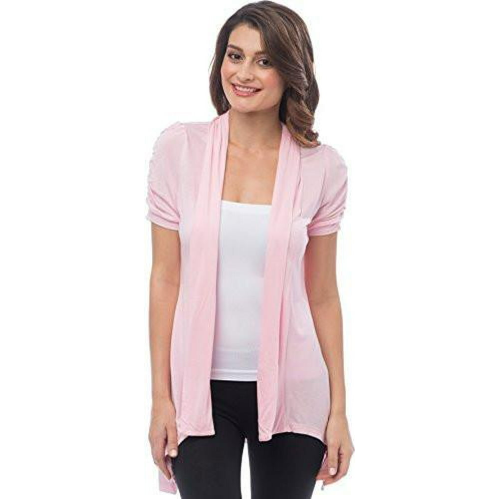PacificPlex Sheer Short Sleeve Cardigan Coverup