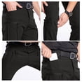 thumbnail image 6 of Resivox Mens Hiking Pants Lightweight Ripstop Utility Hiking Pants Water Resistant Breathable Cargo Pants with 6 Pockets Black 2XL, 6 of 9