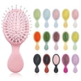 thumbnail image 2 of UBSWF-16 Pack Mini Hair Brush Bulk, 16 Colors Complete Set Travel Brushes, Detangling Brush for All Hair Types, Unique Pocket Brushes for Sharing, Gift Exchange Useful Items & Stocking Stuffers, 2 of 4