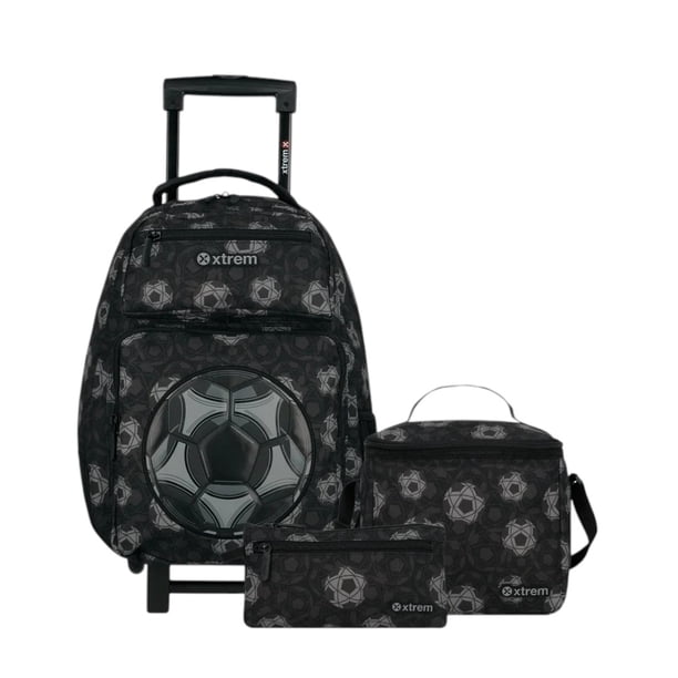 Xtrem Runpack Kit Mochila con Ruedas Black Football