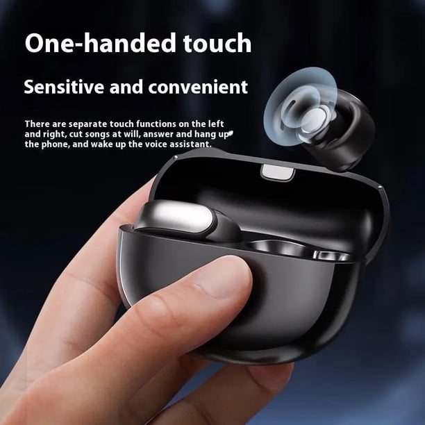 V12 Earclip Wireless Bluetooth Earphone 5.3 Headphones TWS Sports