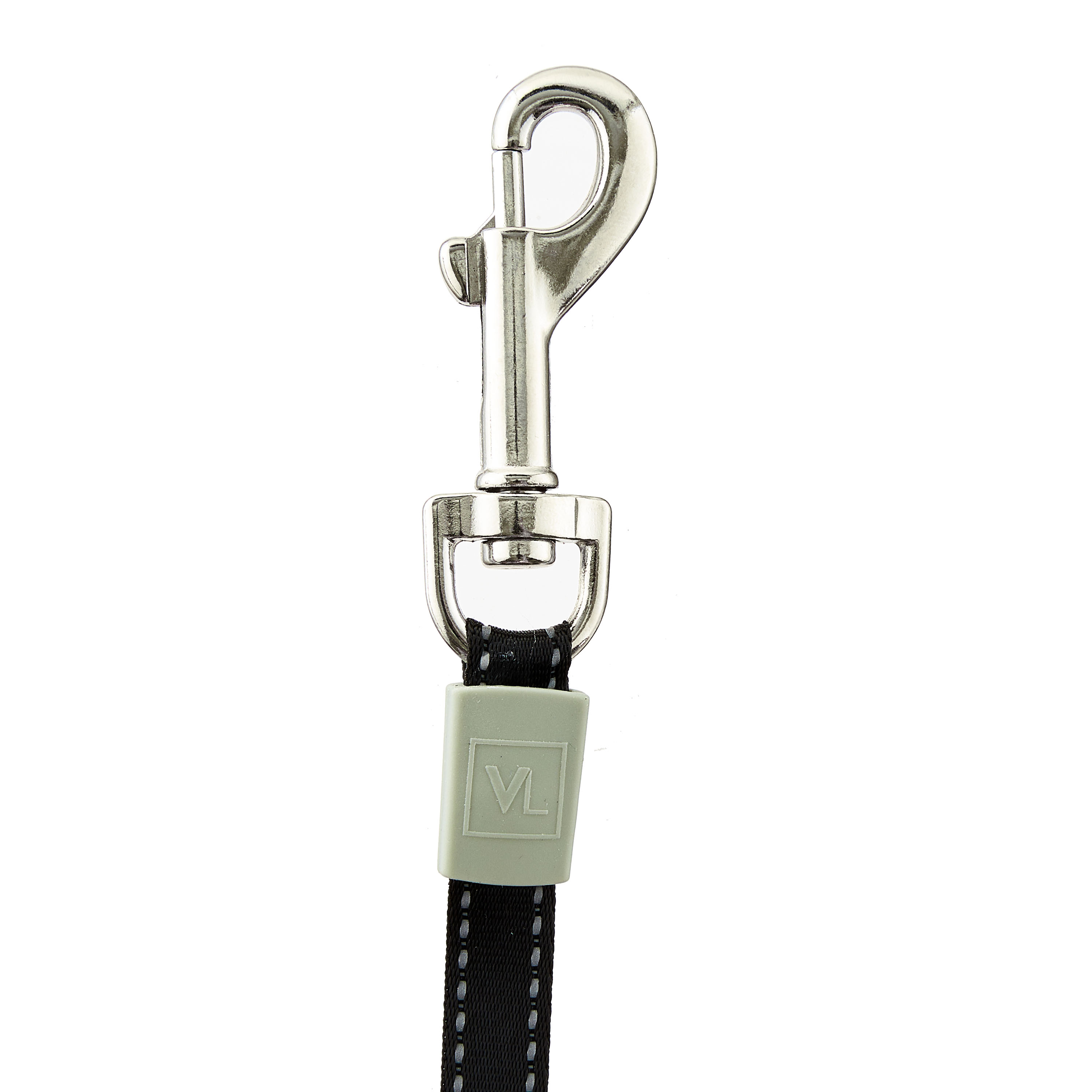 Vibrant Life 13-Foot Reflective Retractable Tape Leash, Black, Medium photo 6