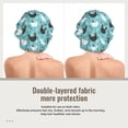 thumbnail image 2 of Yiaed Lovely Roosters Print Satin Bonnet Silk Bonnet Hair Bonnet for Sleeping Hair Bonnets, 2 of 6