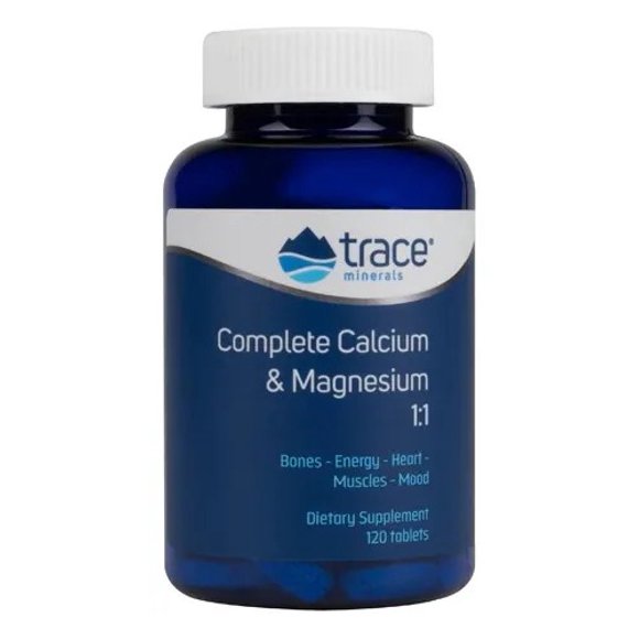 TRACE MINERALS | Complete cal/mag 1:1 |  120 tabletas