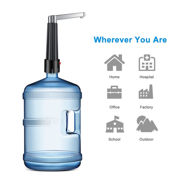 Universal Electric Drinking Water Bottle Pump Dispenser Suction Unit