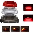 thumbnail image 5 of HAHADAXA ANKIA 12V Universal LED Motorcycle Integrated Brake Tail Light License Plate Bracket Lamp Flowing Turn Signals Light (Clear Cover), 5 of 5