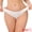White, variant on DARING DIVA Women's Lace Low Rise Bikini Underwear Breathable No Show Satin Briefs S Black