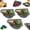 3PC, variant on Magnetic Triangle Sink Strainer,  Large Capacity Magnetic Sink Strainer, Kitchen Corner Drainage Basket, Suction Mount & Easy Twist-Open Bottom (1PC)