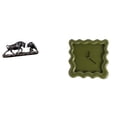 thumbnail image 1 of Estatua de escritorio, figura de lucha, adornos, reloj de pared, artesanía de resina, decoración, silencioso, sin , adecuado para el hogar, la o, 1 of 8