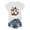 1White, variant on Drses‌‌ ‌‌‌‌‌‌‌‌‌‌‌‌‌‌‌‌‌‌‌Women's Halloween Cute Ghost & Pumpkin Graphic T-Shirt - Short Sleeve Crew Neck Casual Tee