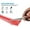 Red, variant on Self-Adhesive Floor Edge Trim Strip, 1 Meter Carpet Border Guard for Stairs, Rugs and Hardwood Transitions