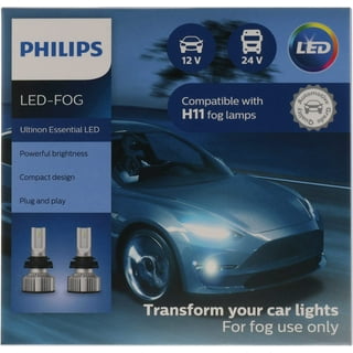 Philips H1 Led Ultinon Essential Car White Headlight Bulbs 6500K